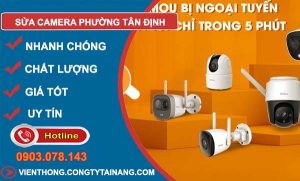 sửa camera phường tân định