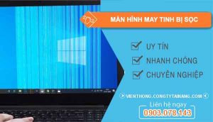 khắc phục màn hình máy tính bị sọc