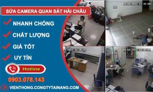 sửa camera quan sát hải châu