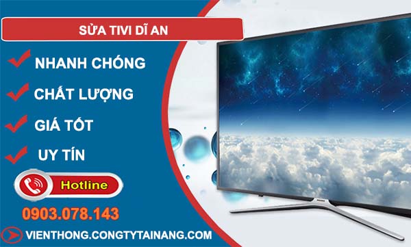 dịch vụ sửa tivi dĩ an
