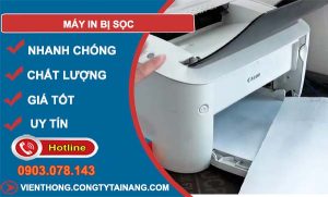 khắc phục máy in bị sọc