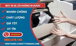 máy in bị lỗi không in được