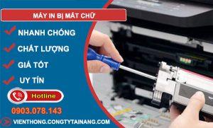 nguyên nhân máy in bị mất chữ