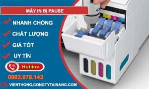 nguyên nhân máy in bị pause