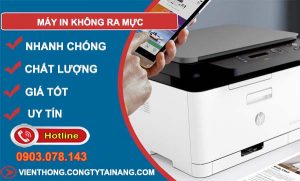 nguyên nhân máy in không ra mực