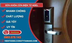 thợ sửa khóa cửa điện tử adel