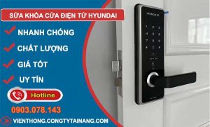 thợ sửa khóa cửa điện tử hyundai