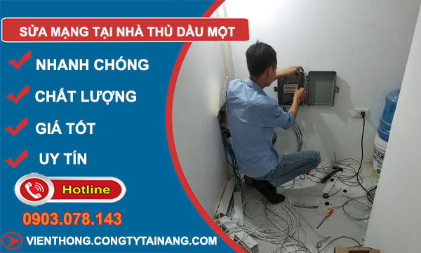 Sửa Mạng Tại Nhà tại Thủ Dầu Một