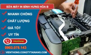 dịch vụ sửa máy in bình hưng hoà b