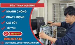 dịch vụ sửa tivi an lợi đông