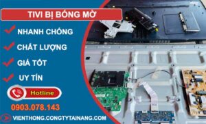 khắc phục tivi bị bóng mờ