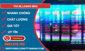 tivi bị loang màu