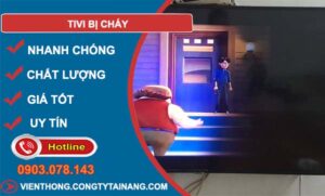 tivi bị cháy