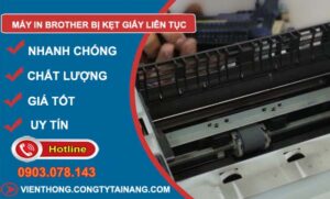nguyên nhân máy in brother bị kẹt giấy liên tục