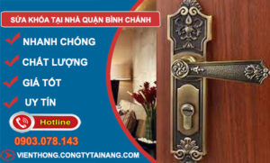 Sửa Khóa Tại Nhà tại Bình Chánh