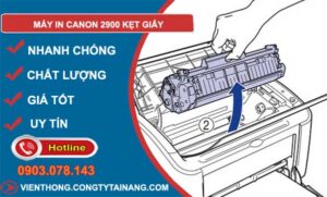 sửa máy in canon 2900 kẹt giấy