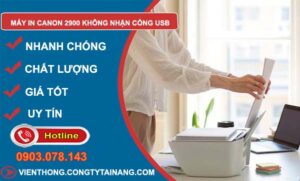 sửa máy in canon 2900 không nhận cổng usb
