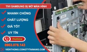 sửa tivi samsung bị mờ màn hình