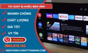 sửa tivi sony bị nhiễu màn hình