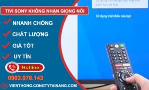 sửa tivi sony không nhận giọng nói