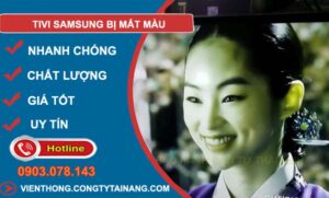 tivi samsung bị mất màu