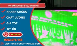 tivi samsung bị nhiễu màn hình
