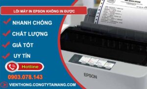 lỗi máy in epson không in được