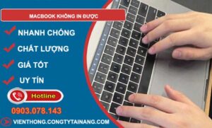 macbook không in được