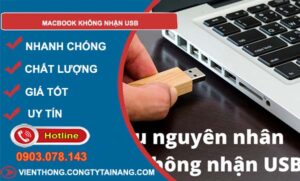 nguyên nhân macbook không nhận usb