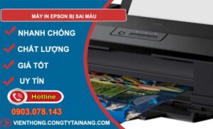 nguyên nhân máy in epson bị sai màu