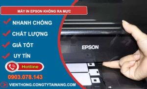 nguyên nhân máy in epson không ra mực
