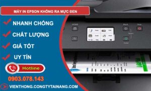 nguyên nhân máy in epson không ra mực đen