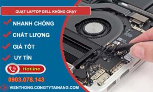 nguyên nhân quạt laptop dell không chạy