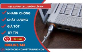nguyên nhân sạc laptop dell không lên pin