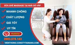 Sửa Ghế Massage Tại Nhà Gò Vấp