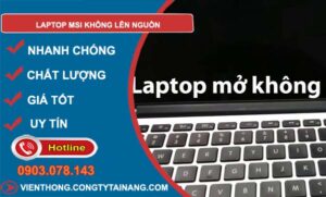 sửa laptop msi không lên nguồn