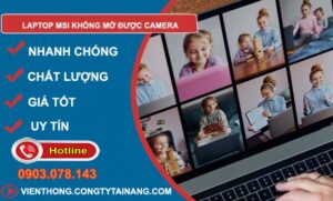 sửa laptop msi không mở được camera