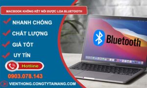 sửa macbook không kết nối được loa bluetooth
