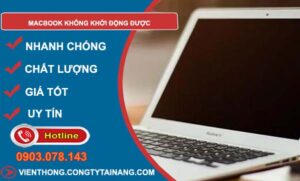 sửa macbook không khởi động được