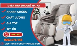 tuyển thợ sửa ghế matxa