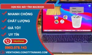 cách dọn rác máy tính macbook