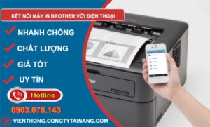 cách kết nối máy in brother
