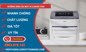 hướng dẫn cài máy in canon 3300 dễ hiểu