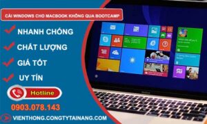 tìm cách cài windows cho macbook không qua bootcamp