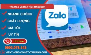 tìm cách tải zalo về máy tính macbook