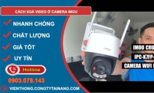 tìm cách xoá video ở camera imou