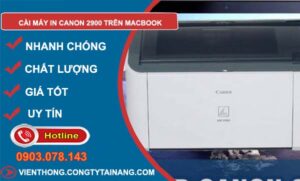 tìm hiểu cài máy in canon 2900 trên macbook