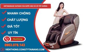 dòng ghế massage kaitashi của nước nào và có tốt không