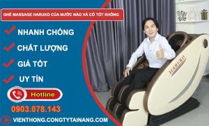 ghế massage haruko của nước nào và có tốt không