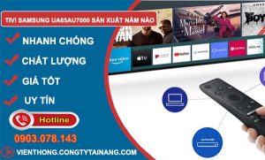 hiệu tivi samsung ua65au7000 sản xuất năm nào